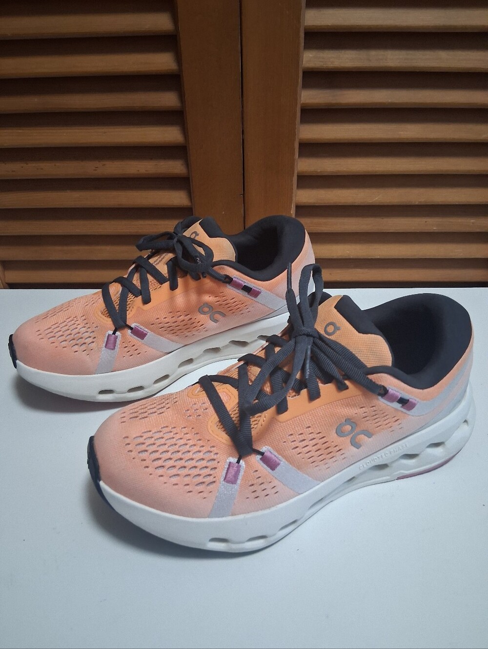 On Cloudsurfer 2 Tangerine/Ivory Women's Running Shoe * Size: 7